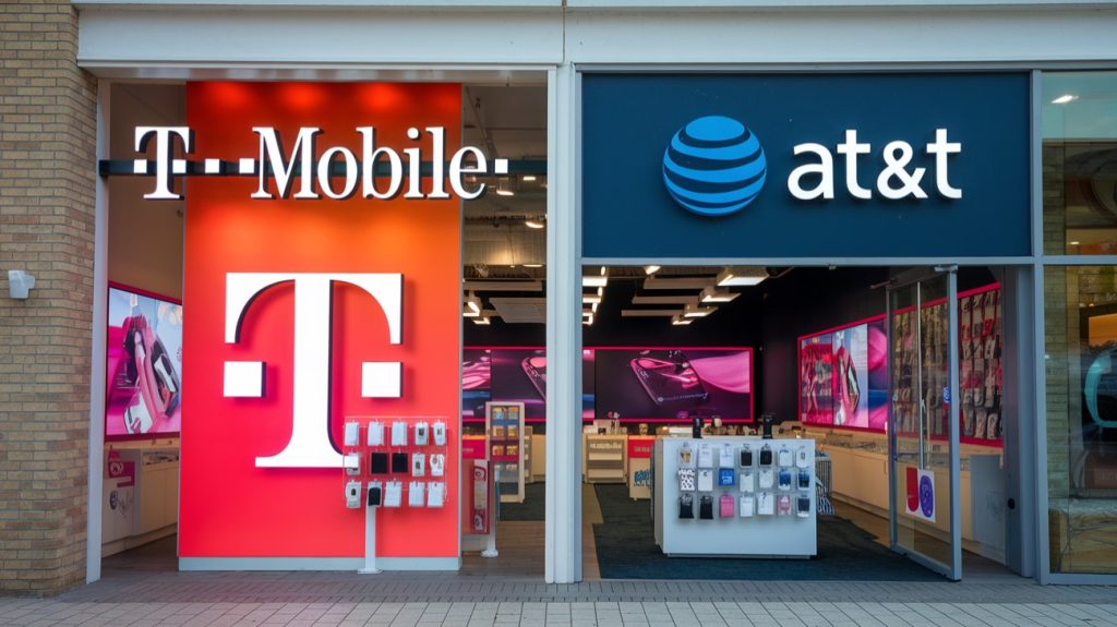 What is the difference between T-Mobile and AT&T?